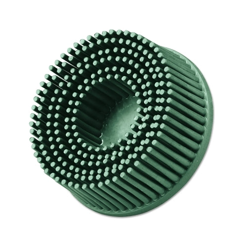 Scotch-Brite x0099  Roloc x0099  Bristle Disc, 2 Inches X 5/8 In, Tr, 50 Grit, Ceramic Abrasive Grain, 25000 Rpm, Green - 1 per EA - 7000000742