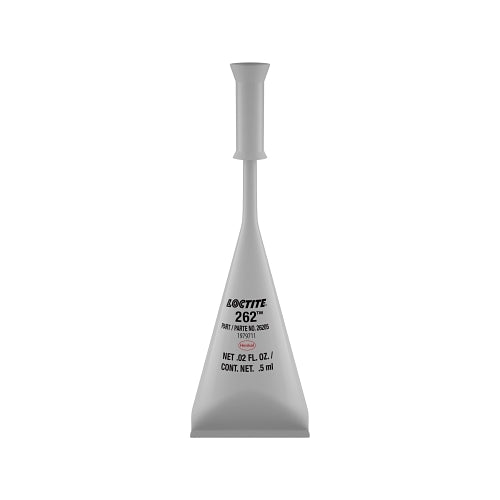 Loctite 262 Threadlockers, résistance moyenne à élevée, 0,5 ml, rouge - 1 par EA - 231922